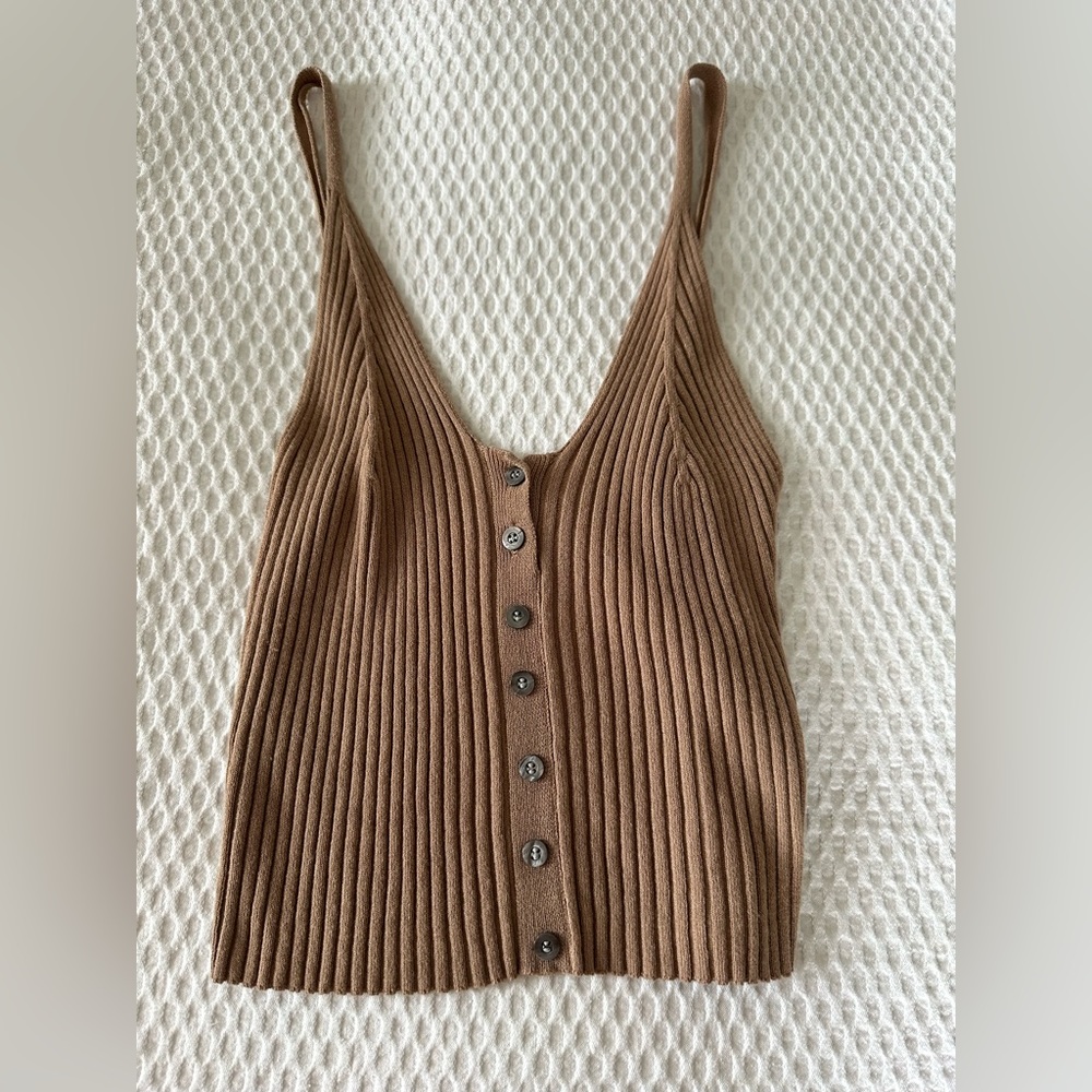 Cropped Tan Top